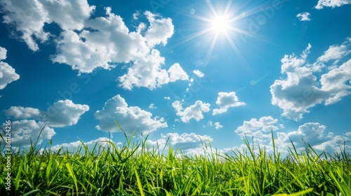 Vibrant Spring Background for Outdoor Scenes Generative AI