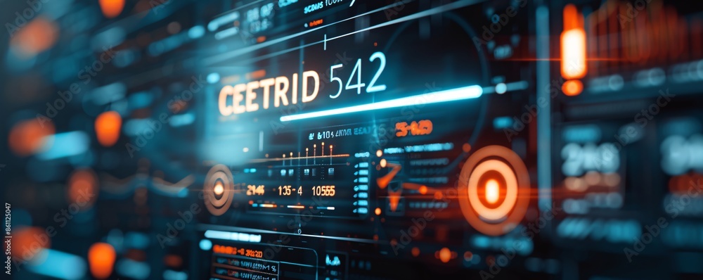 A high-tech screen showcases a digital credit report with a prominent bankruptcy notification, surrounded by holographic financial indicators and graphs. The minimalist design offers plenty of copy A high-tech screen showcases a digital credit report with a prominent bankruptcy notification, surrounded by holographic financial indicators and graphs. The minimalist design offers plenty of copy