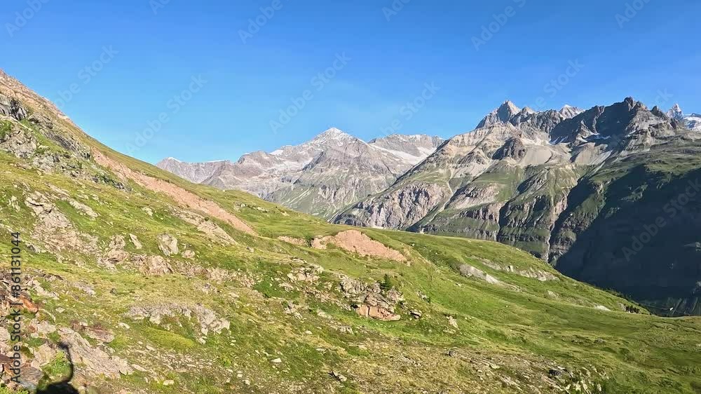 Matterhorn Mountain surrounded by Swiss Alps in Switzerland, Europe Matterhorn Mountain surrounded by Swiss Alps in Switzerland, Europe