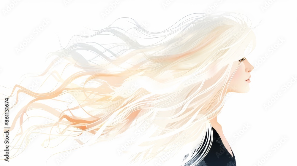 Stylish Pregnant Woman Portrait on White Background Generative AI Stylish Pregnant Woman Portrait on White Background Generative AI