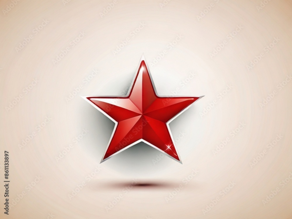 Fototapeta premium red star background