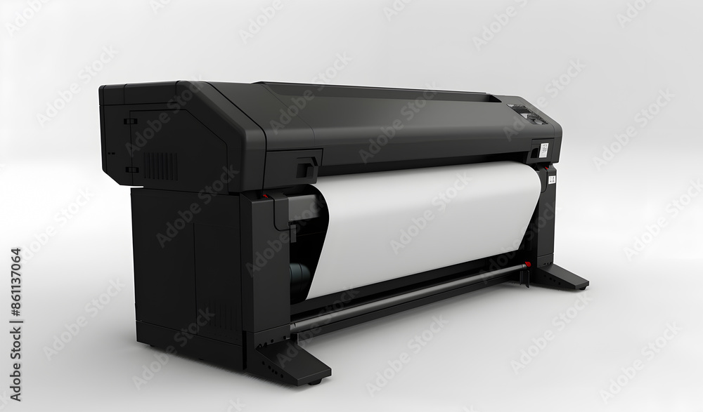 View of a Beautiful Electronic Black printer for printing View of a Beautiful Electronic Black printer for printing