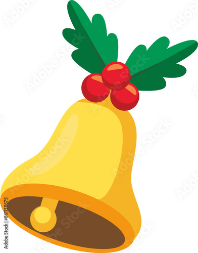 Christmas Bell Sticker