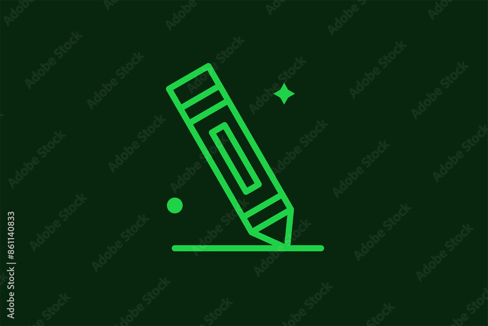 pen illustration in flat style design. Vector illustration. pen illustration in flat style design. Vector illustration.