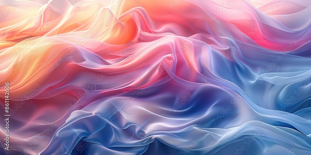 Abstract Colorful Swirling Fabric Abstract Colorful Swirling Fabric