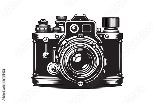 Camera Icon silhouette Vector Illustration Artwork