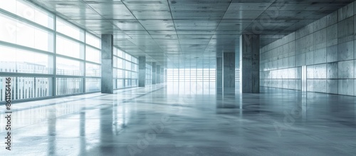 Wallpaper Mural Modern empty commercial building materials. Copy space image. Place for adding text and design Torontodigital.ca