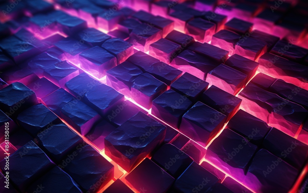 A rough cement background featuring glowing neon lines in a futuristic pattern The vibrant colors of the neon lines contrast with the textured cement A rough cement background featuring glowing neon lines in a futuristic pattern The vibrant colors of the neon lines contrast with the textured cement