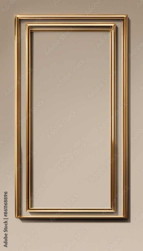 Double line rectangle golden frame isolated on transparent background luxury gold border design 4 5 Double line rectangle golden frame isolated on transparent background luxury gold border design 4 5