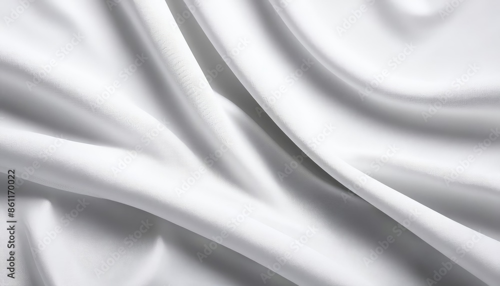 White sports clothing fabric football shirt jersey texture abstract background White sports clothing fabric football shirt jersey texture abstract background