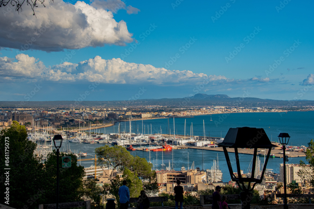 Obraz premium view of the port country