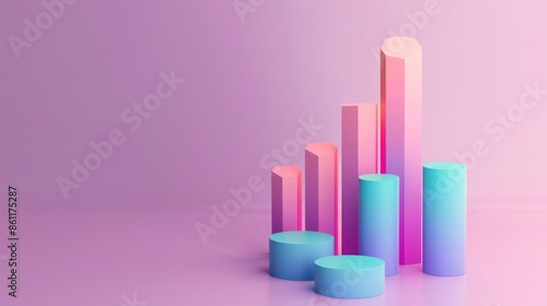 Background of Business Theme. Graph Chart in Pastel Color Free Download Background of Business Theme. Graph Chart in Pastel Color - GFXLoad