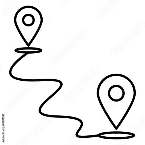 Location pin icon. Map pin place marker. Location icon. Map marker pointer icon. 