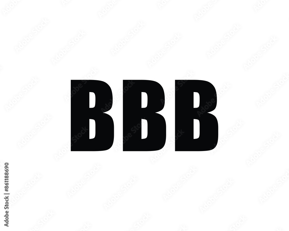 BBB Logo design vector template BBB Logo design vector template