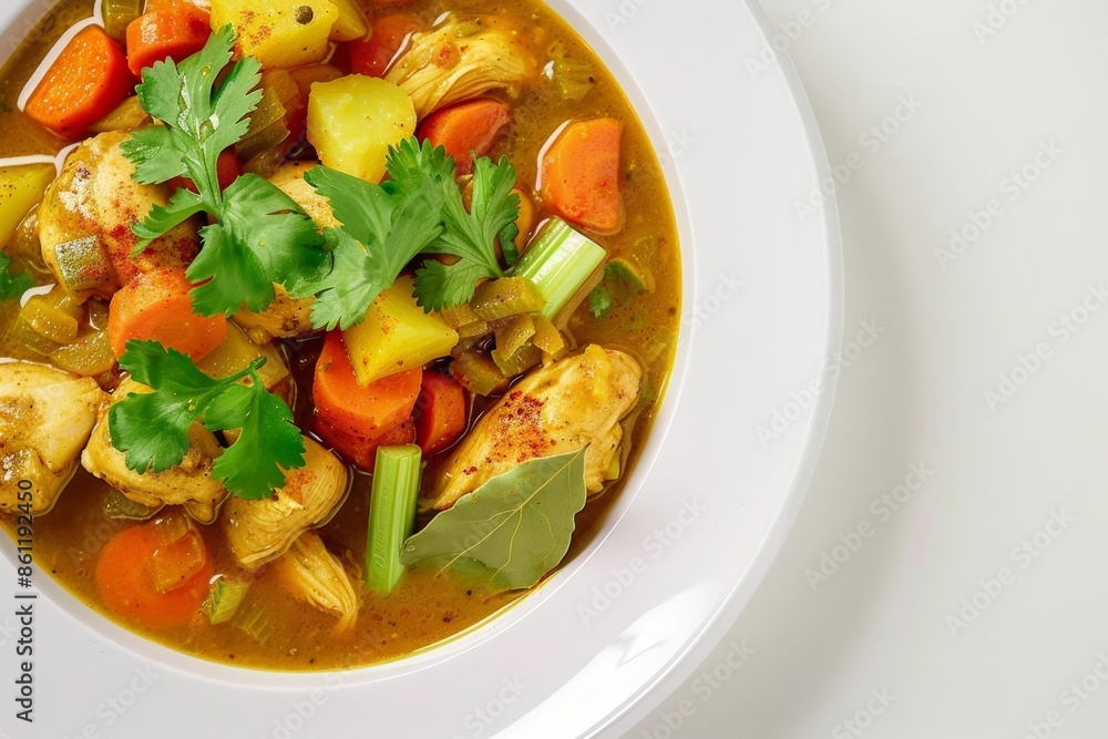 Exotic Caribbean-Inspired Chicken Stew with Vibrant Flavors Exotic Caribbean-Inspired Chicken Stew with Vibrant Flavors