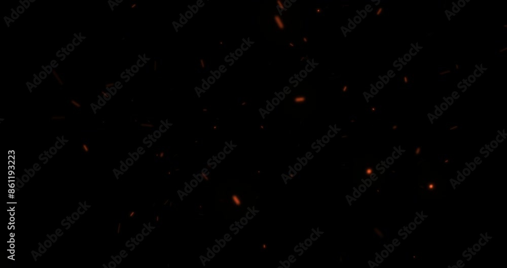 fire sparks from campfire with ash rise over black background, danger explosion fire sparks from campfire with ash rise over black background, danger explosion