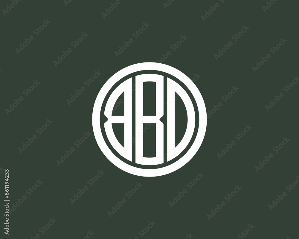 BBD logo design vector template BBD logo design vector template
