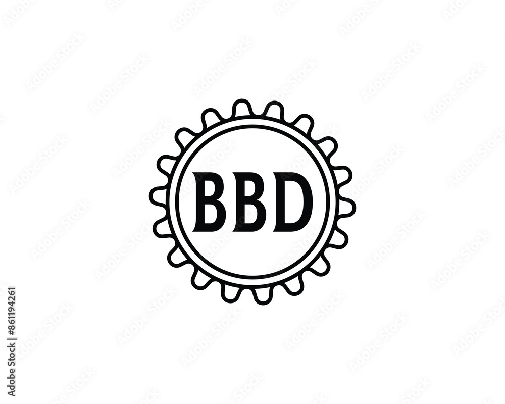 BBD logo design vector template BBD logo design vector template