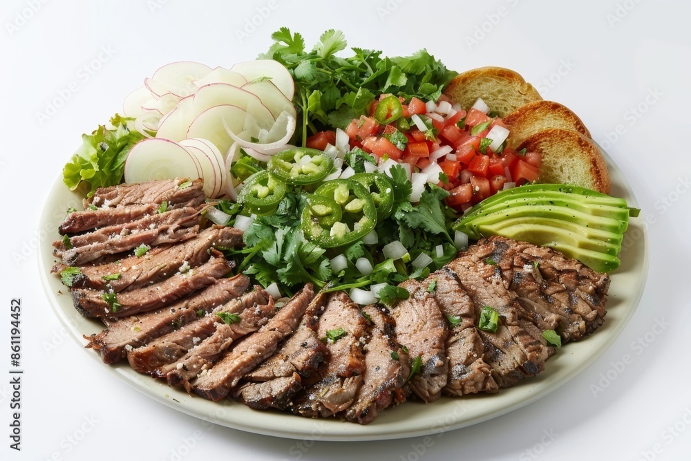 Succulent Carne Asada with Grilled Corn and Sautéed Vegetables Succulent Carne Asada with Grilled Corn and Sautéed Vegetables