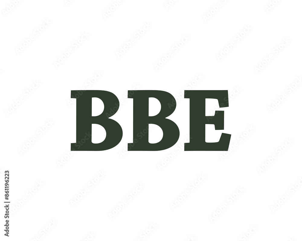 BBE logo design vector template BBE logo design vector template