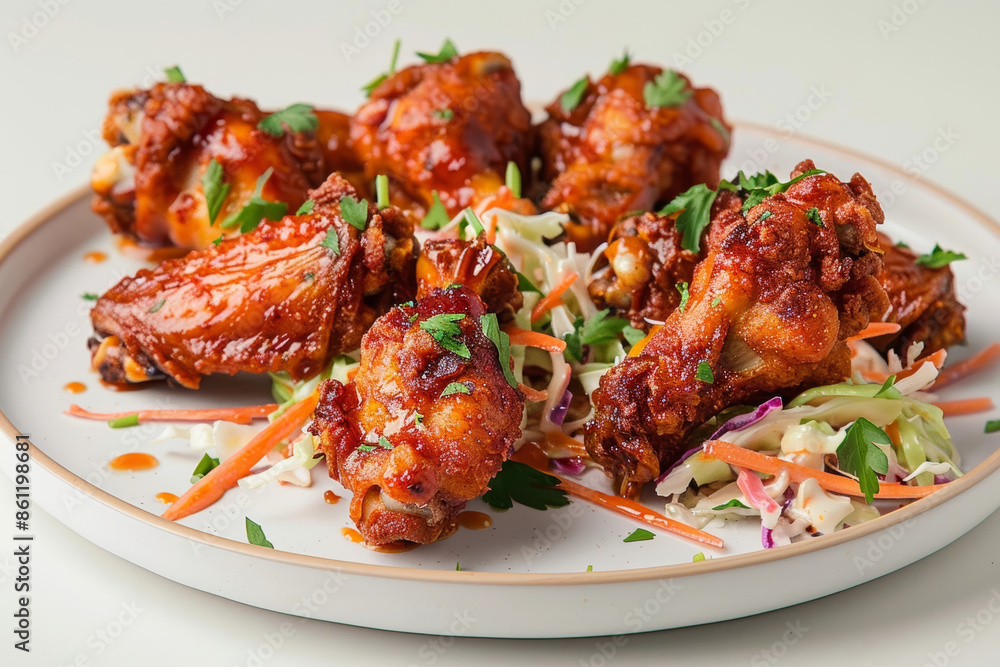 Savory Chicken Wings with Alluring Red Sauce Savory Chicken Wings with Alluring Red Sauce