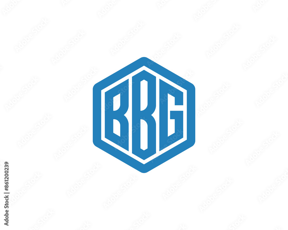 BBG logo design vector template BBG logo design vector template