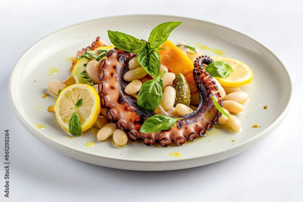 Charred Octopus and White Bean Salad - A Refreshing Summer Dish