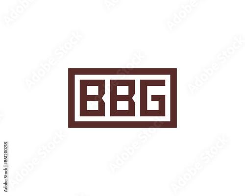 BBG logo design vector template