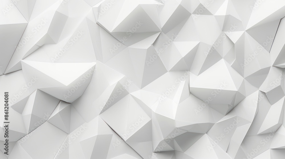 Abstract White Geometric Pattern Abstract White Geometric Pattern
