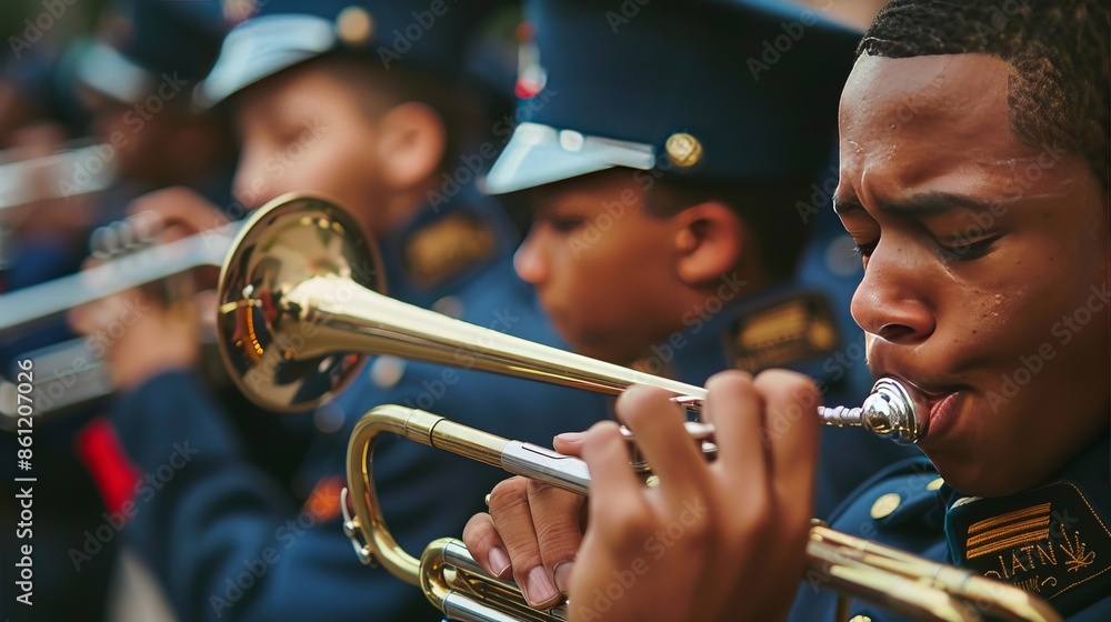 Obraz premium united states independence day portrait