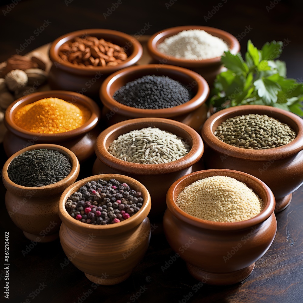 black pepper in a wooden bowl black pepper in a wooden bowl