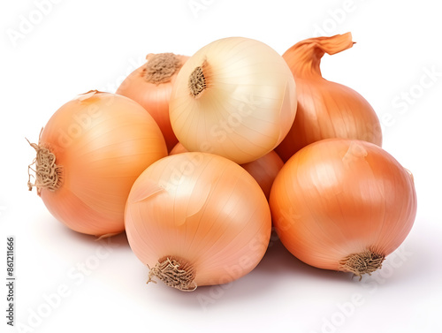 onion isolated on white background