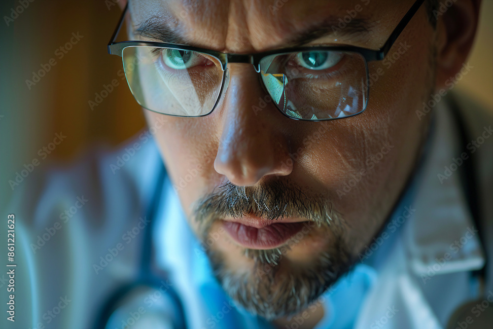Patient at family doctor's consultation receiving insurance pills prescription Generative AI illustration Patient at family doctor's consultation receiving insurance pills prescription Generative AI illustration