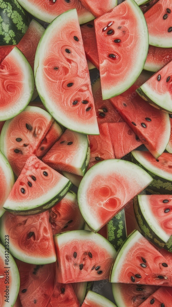 A Symphony of Summer: Watermelon Slices A Symphony of Summer: Watermelon Slices
