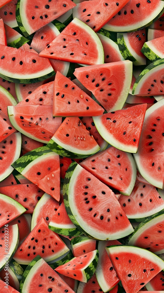 A Symphony of Watermelon Slices A Symphony of Watermelon Slices