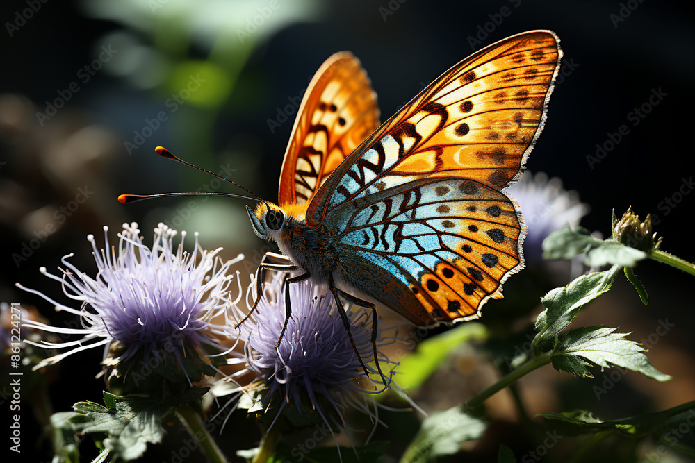 Created with generative AI image of blooming flowers in beautiful garden meditation nature concept Created with generative AI image of blooming flowers in beautiful garden meditation nature concept