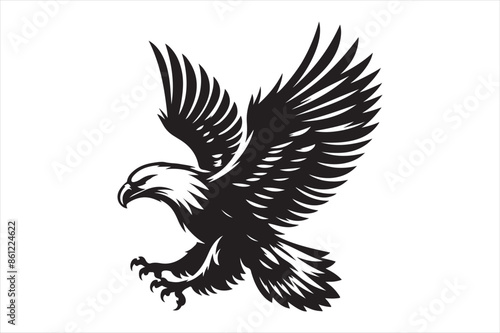 Eagle Vector silhouette image
