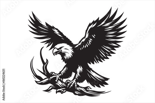 Eagle Vector silhouette image