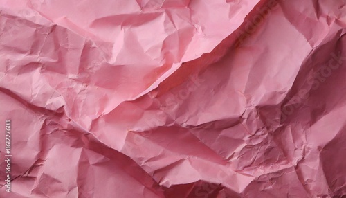 Wallpaper Mural crumpled pink paper texture background Torontodigital.ca