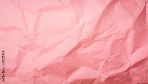 Wallpaper Mural crumpled pink paper texture background Torontodigital.ca