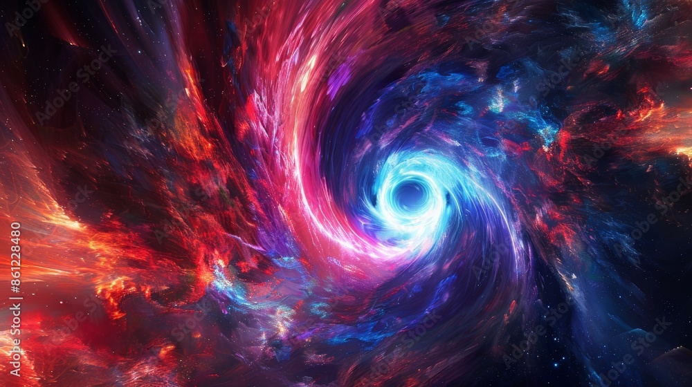 Neon Energy Sphere Surrounded by Dynamic Particles Neon Energy Sphere Surrounded by Dynamic Particles