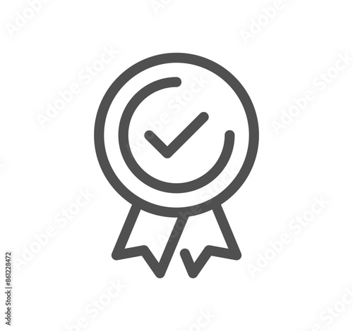 Seo and promotion related icon outline and linear vector.	
