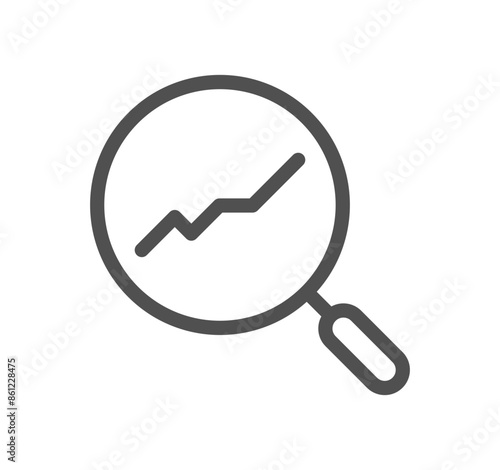 Seo and promotion related icon outline and linear vector.	
