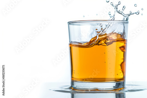 Wallpaper Mural Tea splash and steeping process captured in motion, isolated on a white background  Torontodigital.ca