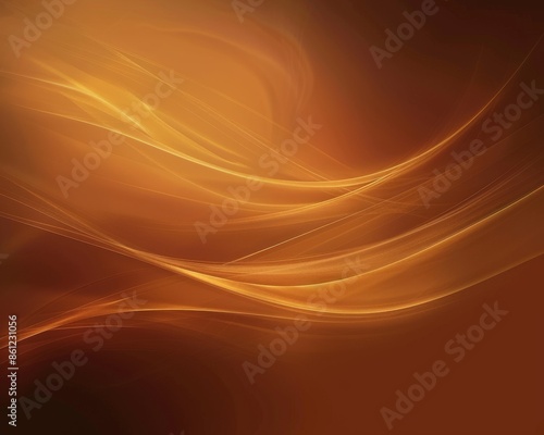 Abstract fiery orange background with flowing waves, perfect for a modern design photo