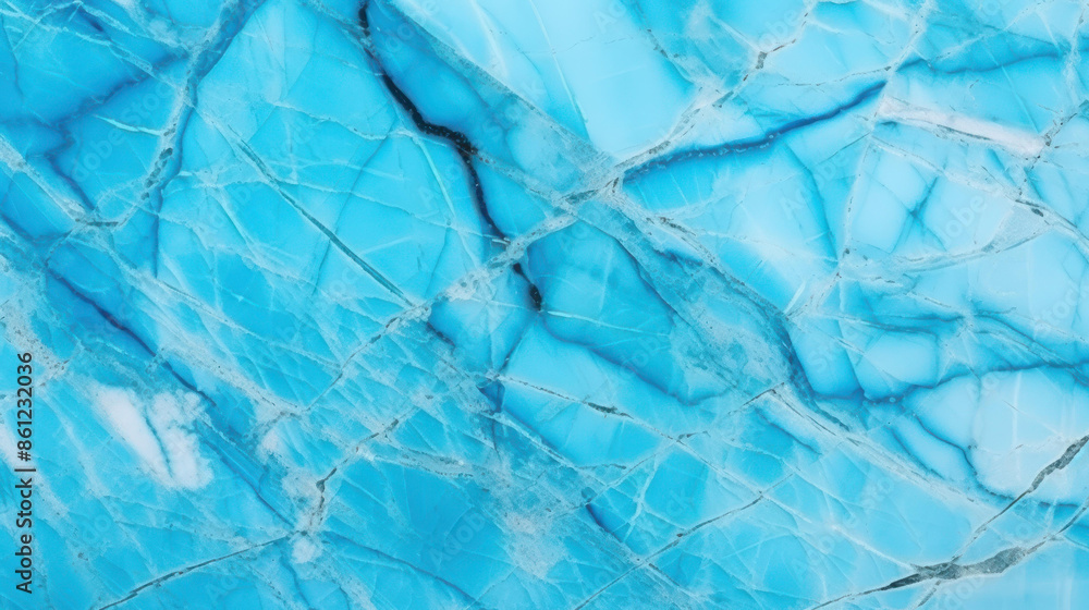 Obraz premium Vibrant blue turquoise marble texture background