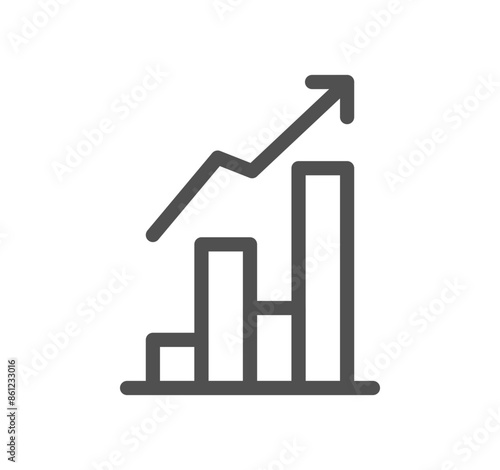 Seo and promotion related icon outline and linear vector.	
