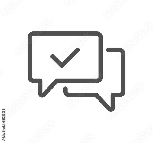 Seo and promotion related icon outline and linear vector.	
