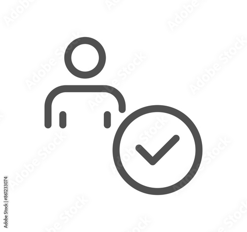 Seo and promotion related icon outline and linear vector.	
