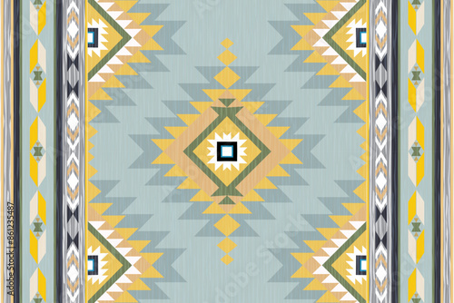American tribal native seamless pattern.Ethnic traditional Navajo,Aztec,Apache,Southwest vector style.Geometric boho abstract motifs.Fabric,clothing,Mexican blanket,carpet,woven,print,wrap,decoration.